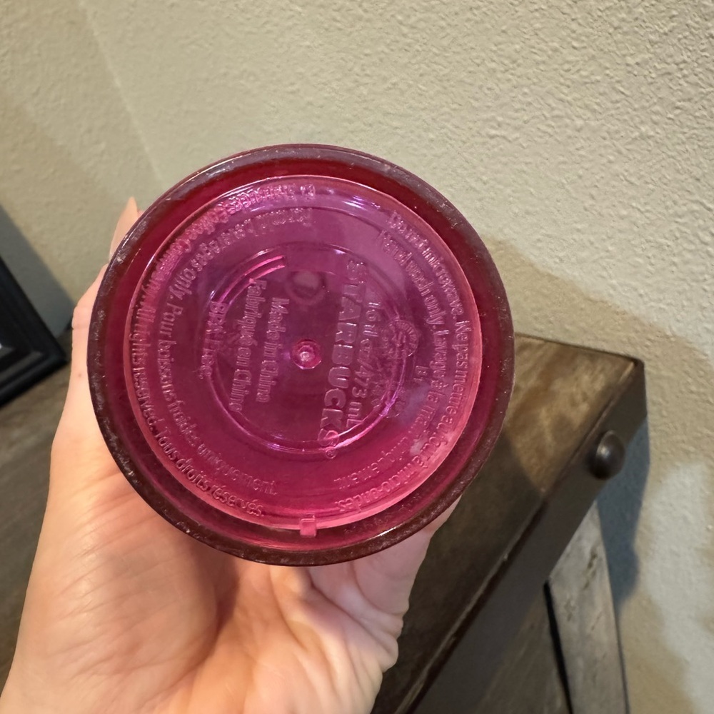 Pink Floral Starbucks Tumbler - Picture 3 of 3